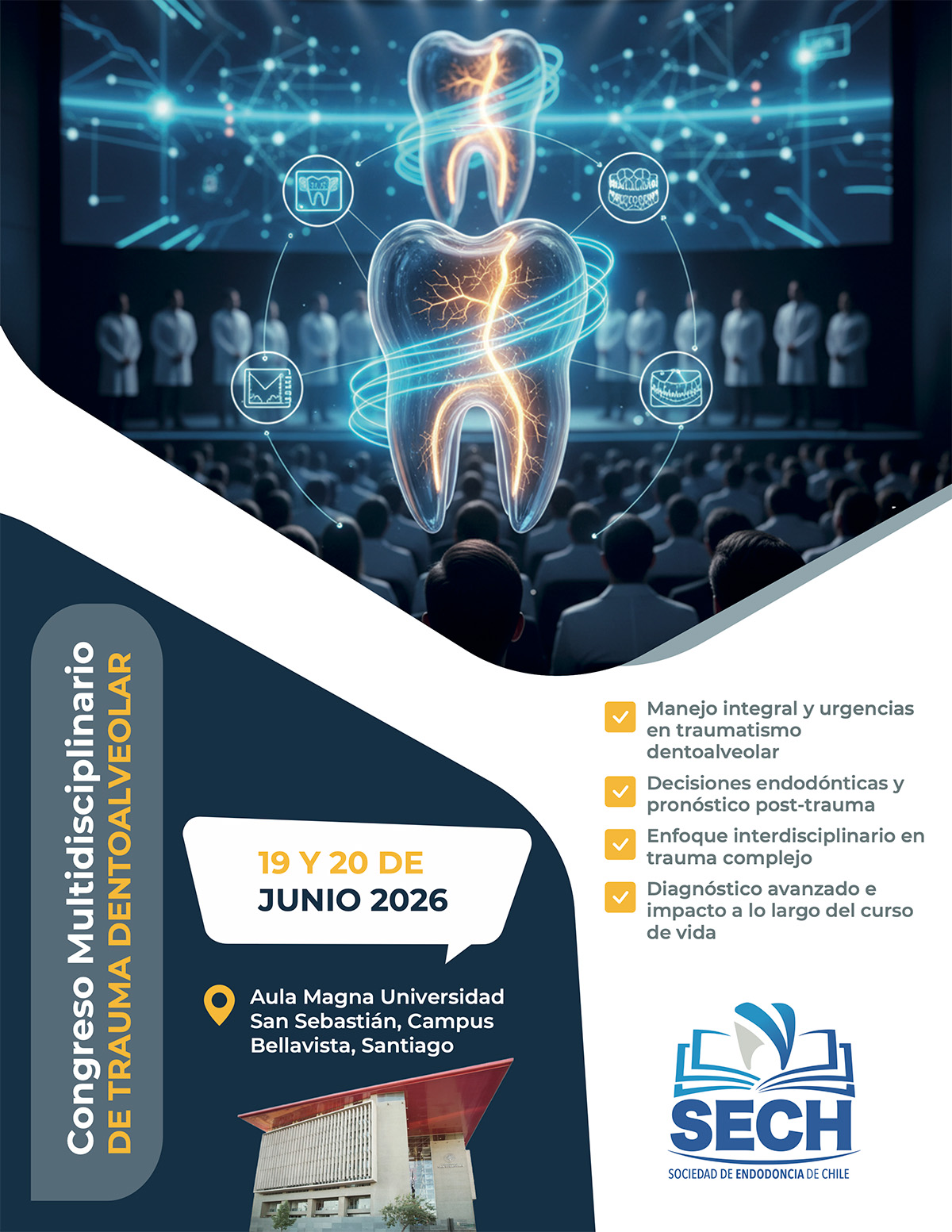 Afiche Congreso Interdisciplinario de Trauma Dentoalveolar